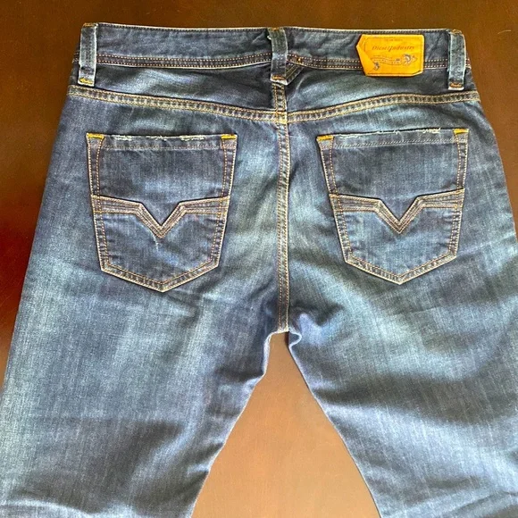 Mens Diesel Larkee Jeans W30/L32 Wash 0838B - Picture 5 of 6